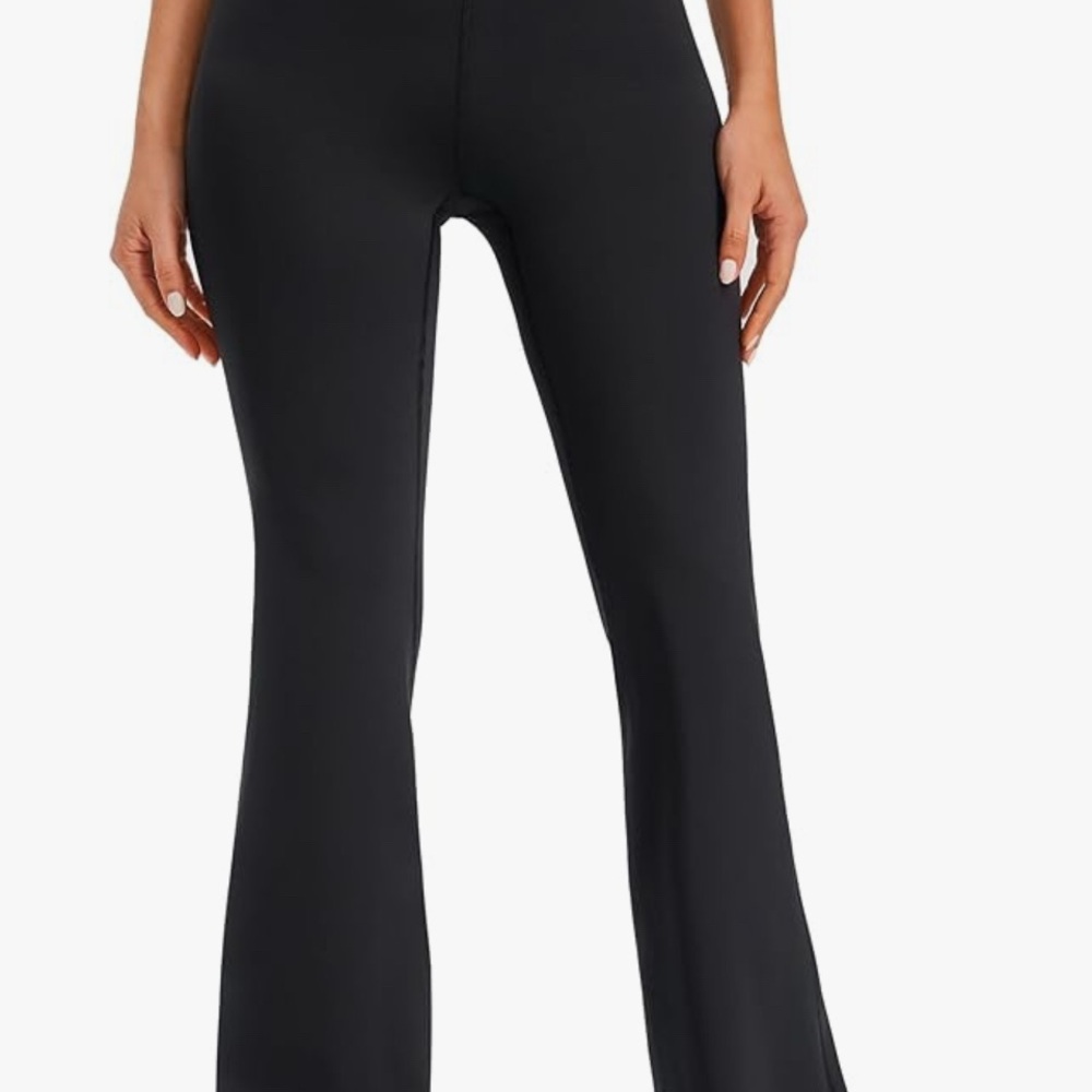 Yoga Pants 
Black Flared Women's